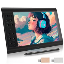 Artist Pro Graphics Drawing Tablet 10x6" Screen Battery-free pen 12 Shortkey NEW Graphic Tablets price