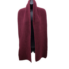 A New Day Women's Winter Scarf Maroon Knit Polyester 9" x 68" Neck Warmer Women's Neck Warmer price