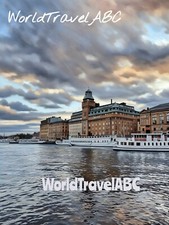 Digital watercolor wallpaper from photo - Stockholm, Sweden Digital Photo Frames price