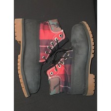 Timberland Kids' Boots Size 3 Black Plaid Timberdry ReBOTL Ankle Shoes Unisex Kids' Booties price