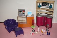 Bratz Life Style e-cafe playset 2004 rare Collectible Doll chair sofa coffee Cafe & Canteen Chair price