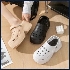 Chunky Platform Clogs Shoes for Women Thick Bottom Non Slip Beach Sandals Woman Platform Shoes price