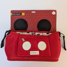 Disney Parks Mickey Mouse Ears Stroller Pram Organizer Pouch Bag Red Walt World Stroller-Pram Organiser price