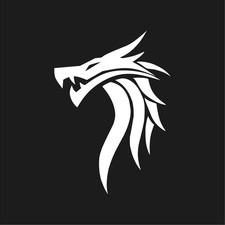 Dragon Head Vinyl decal car laptop sticker Sticker Mirror price