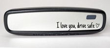 2pcs I Love You Drive Safe Heart Mirror Decal Sticker Vinyl Truck Window Car New Sticker Mirror price