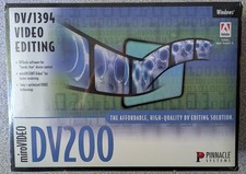 Pinnacle miroVIDEO DV200 Digital Video CaptureCard Editing System New/Sealed Box Digital Video Editing price