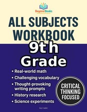 9th Grade All Subjects Workbook: High School Curriculum Workbook for... All Subjects price