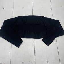 Knit Shrug Sweater Womens Large Black Ribbed Long Sleeve Bolero Cardigan Bolero price