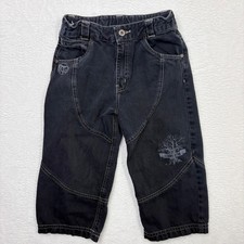 Catmoss Fun Clothing for Kidz Black Denim Baggy Pants Adjustable Waist 10/12 Boys' Capri Pants price