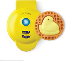 PEEPS Mini Waffle Maker 4" Non-Stick Iron for Waffles, Hash Browns, Chaffles Waffle Maker price