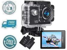 New Action Camera FHD 1080P 12MP 98FT/30M Underwater Waterproof Black Sports Cam Action Cameras price