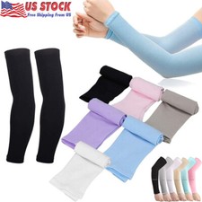 Cooling Arm Sleeves Compression Cover UV Sun Protection Sports For Men Women US Women's Arm Sleeves price
