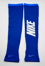 Nike Dri-Fit Arm Sleeves Women's M/L Running Blue/White Women's Arm Sleeves price