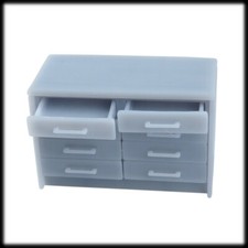 1x 3D printed OFFICE DRAWER UNIT 1:43 scale, O gauge, 7mm Interior Furniture Sce Office Drawer Unit price