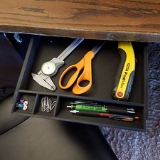 Under Desk Sliding Pencil Drawer Tray & Organizer - Black Office Drawer Unit price