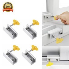 Pack of 4pc Adjustable Sliding Window Door Double Bolt Security Lock Stopper Adjustable Window Lock price