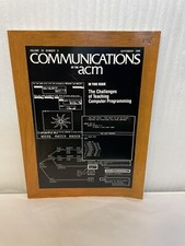 Communications of the ACM Sep 1986 Challenges Teaching Computer Programming Computer & Programming Education Software price