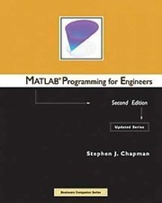 MATLAB Programming for Engineers - Paperback, by Chapman Stephen J. - Very Good Computer & Programming Education Software price