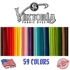 Fabric Dye Viktoria All Purpose 59+ Fashion Colors DIY Tie Dye (0.35 Oz Powder) Fabric Dye price