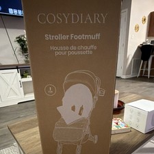 COSYDIARY Stroller Footmuff Black Expandable Cold Weather Protection Winter Stroller-Pram Footmuff price