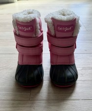 Cat & Jack Pink Winter Snow Boots Girls' Raincoat price