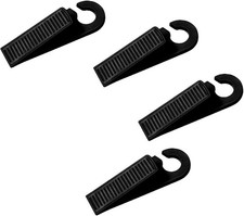 4 PCS Door Stopper Grooved Rubber Wedge with Hook for Office Home Door Door Stopper price