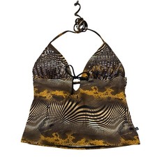 Y2K Agua Bendita Sequin Halter Tankini Top Tankini price