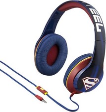 Superman Headphones for Kids iHome Wired Headphones w/ Built in Mic - eKids Kids' Headphones price