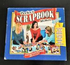 Perfect Scrapbook Maker Express CD Cosmi Windows Clip Art Templates Sentiments Photo & Clipart Software price