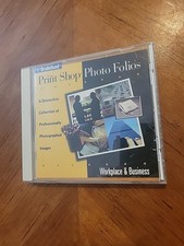 Broderbund Photo Folios for The Print Shop - Art Workplace & Business CD Rom PC Photo & Clipart Software price
