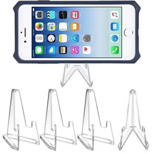 30x Clear Acrylic Display Easel Stands Plate Coin Photo Frame Holder Stand UK Easel price