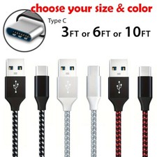 For Samsung Android LG Charger  Heavy Duty Charging Phone Cable Type-C  USB-C Mobile Phone Cable price