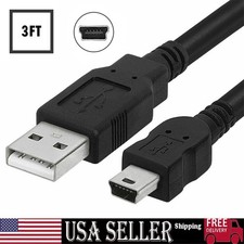 3FT Mini USB Data Sync Charger Charging Cable Cord SatNavs, Dash Cam Mobile Phone Cable price