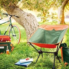 Ultralight Portable Folding Backpacking Camping Chair with Storage Bags 2-Colors Camping Chair price