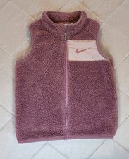 Nike Kids' Girls Sherpa Vest. Size M (5-6Years) Plum Color Girls' Vest price