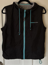 GUESS Kids Girls sleeveless running Vest full zip Hood Size LARGE  Anorak Girls' Vest price