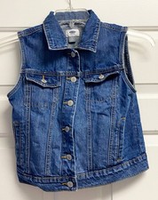 Old Navy Girls Blue Jean Vest size 14 Girls' Vest price