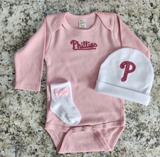 Phillies baby outfit girl Phillies baby gift Phillies baseball pink baby clothes Baby Mevlut Outfit price