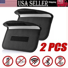 2 Pack Faraday Bag Cell Phone Wallet Blocker Radiation Signal Shielding Case Mobile Phone Case price