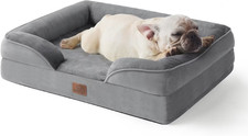 Orthopedic Bolster Dog Sofa Bed with Removable Cover, Medium Sofa Bed price