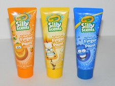 Crayola Scent Marshmallow Finger Paint Bathtub Play Blueberry Yellow Orange Soap Face & Finger Paint price