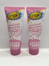 Crayola Kids Bathtub Finger Paint Soap 2 Pack, 3fl. oz. Flamingo Pink NEW SEALED Face & Finger Paint price