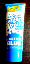 Crayola Finger Paint Bathtub Soap Tube Single Bluetiful Blue 3 fl oz Face & Finger Paint price