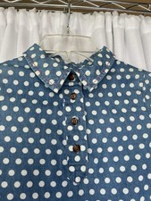 Matilda Jane 435 Girls Tunic Top Sz 10 Blue Polka Dot Long Sleeve From Heart Girls' Tunic price