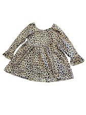 Adorable Sweetness Girls Leopard Long Sleeve Tunic Size 10 Girls' Tunic price