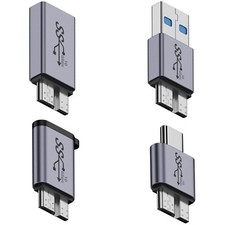 Micro B USB Type C /USB 3.0 3.1 3.2  Adapter Converter For Mobile Hard Disk Box Mobile Phone Converter - Adapter price