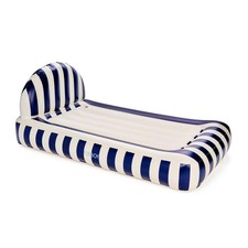FUNBOY Navy Blue Stripe 15"H Kids' Sleepover Twin Air Mattress Bed with Air Mattress price