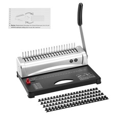 Uimoso Binding Machine Comb Binding Machine 21 Holes 100 PCS Binding Spines Binding Machine price