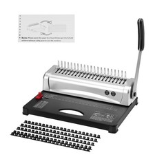Uimoso Binding Machine Comb Binding Machine 21 Holes 100 PCS Binding Spines Binding Machine price
