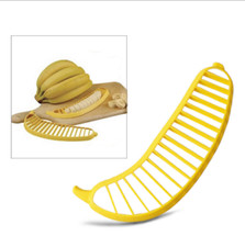 Practical Banana Cutter Fruit Slicer Chopper Chic kitchen Gadgets Tools Yellow Practical Kitchen Tools price